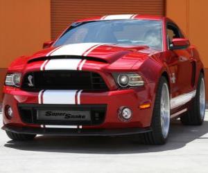 yapboz Ford Mustang Shelby GT500 Super Snake